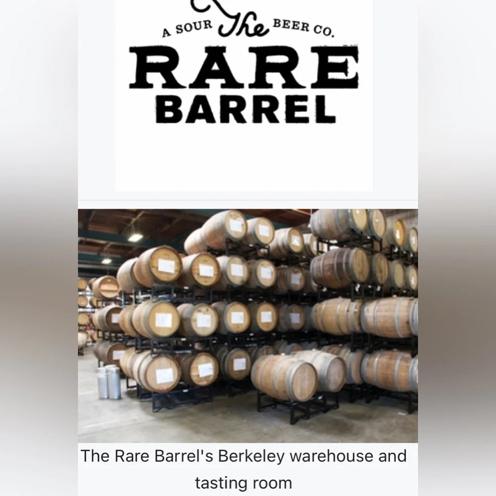 The Rare Barrel - Ambassador White Sprocket Growler Ceramic Hinge Top 32 Oz.